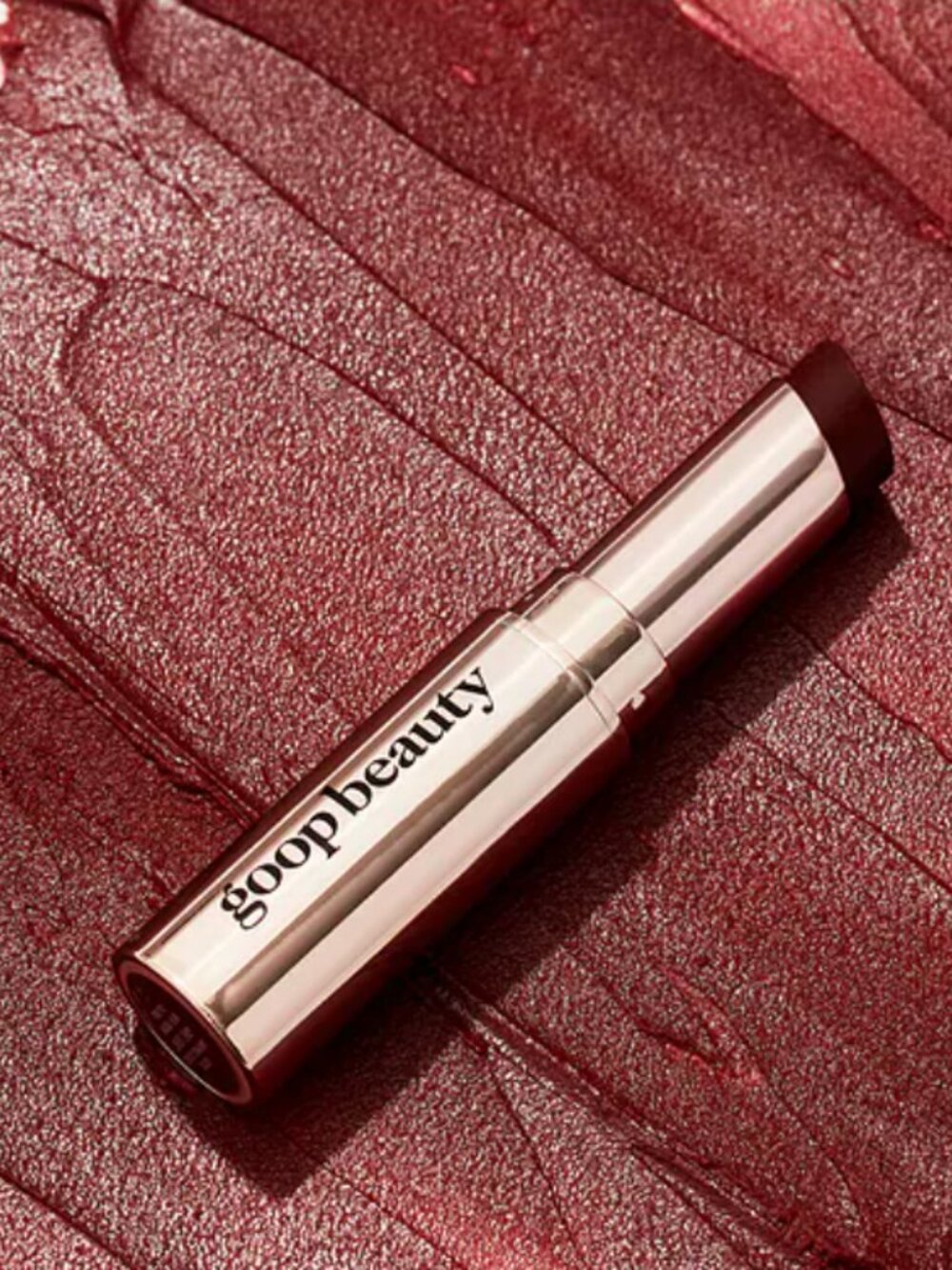 goop Beauty | Clean Nourishing Lip Balm | Garnet: a translucent deep burgundy